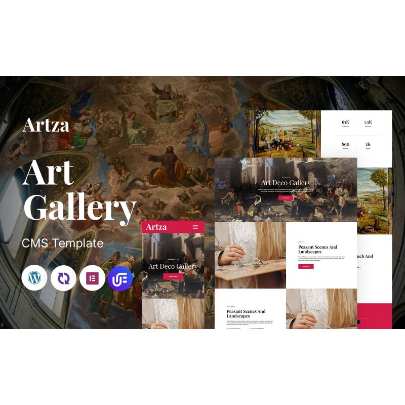Artza - Art Gallery And Museum Multipurpose Responsive WordPress Theme