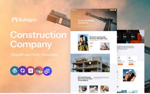 Buildgro - Architecture And Construction Company Multipurpose WordPress Elementor Theme
