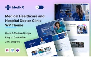 MediX &ndash; Medical Healthcare & Hospital Doctor Clinic WordPress Theme