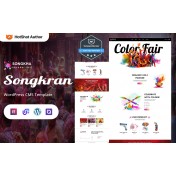 Songkha - Songkran Celebration And Water Festival WordPress Elementor Theme