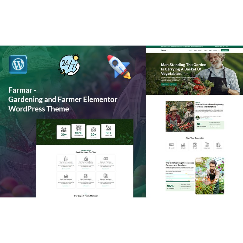 Farmar - Gardening, Landscape Design, and Farmer WordPress Theme