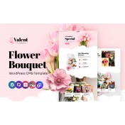 Valent - Flower Boutique, Wedding Flowers And Florist Multipurpose WordPress Elementor Theme