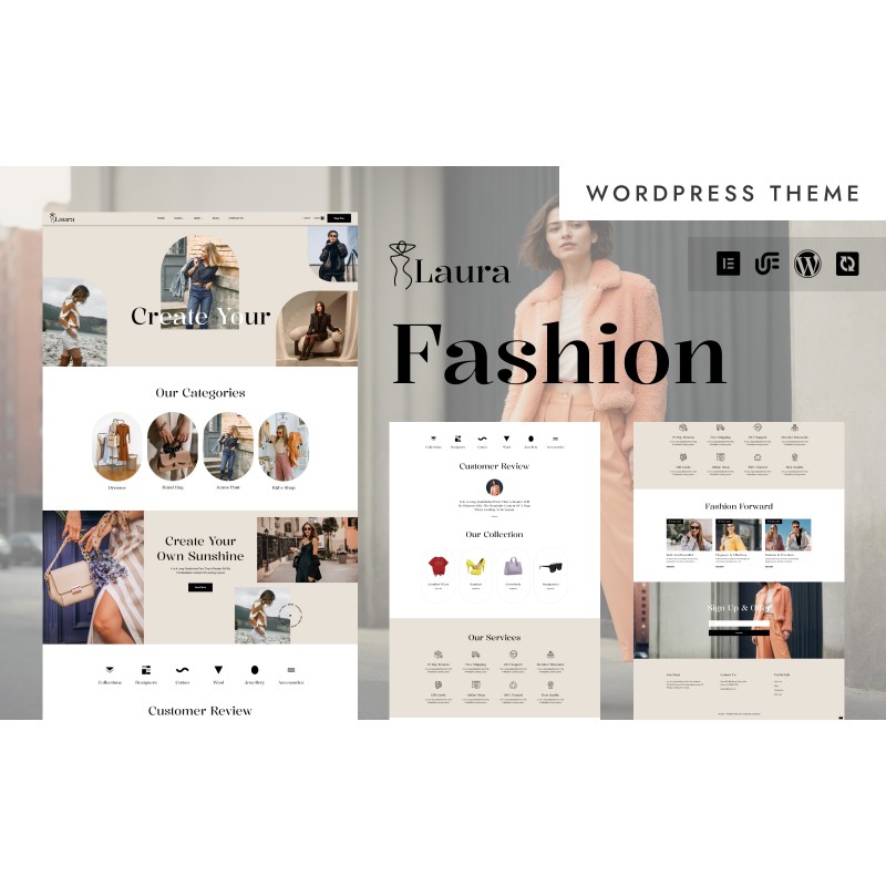 Laura - Modern Fashion & Lifestyle WordPress Elementor Theme