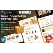 Tristan - Personal Portfolio WordPress Theme
