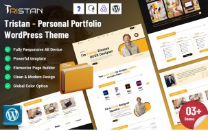 Tristan - Personal Portfolio WordPress Theme