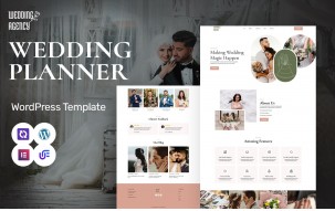 Wedding Agency - Wedding Organizer And Event Management WordPress Elementor Theme