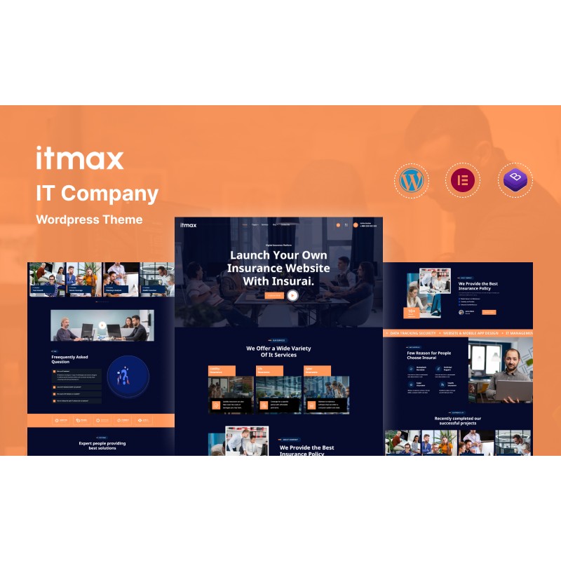 ITmax - IT Company WordPress Theme