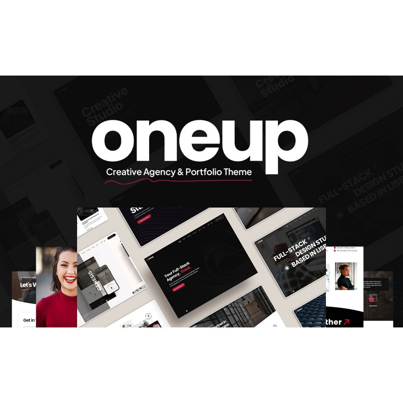 Oneup - Modern Agency & Portfolio WordPress Theme