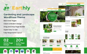 Earthly - Gardening and Landscape WordPress Theme