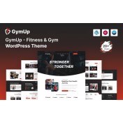 GymUp - Fitness and Gym WordPress Theme