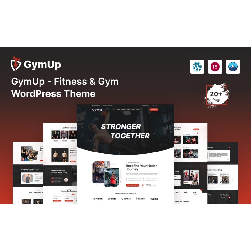 GymUp - Fitness and Gym WordPress Theme