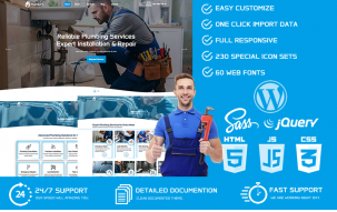 Plumbify - Plumbing Services WordPress Theme