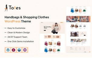 Totes &ndash; Handbags & Shopping Clothes WordPress Theme