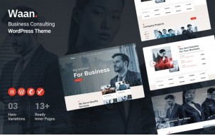 Waan &ndash; Business Consulting WordPress Theme