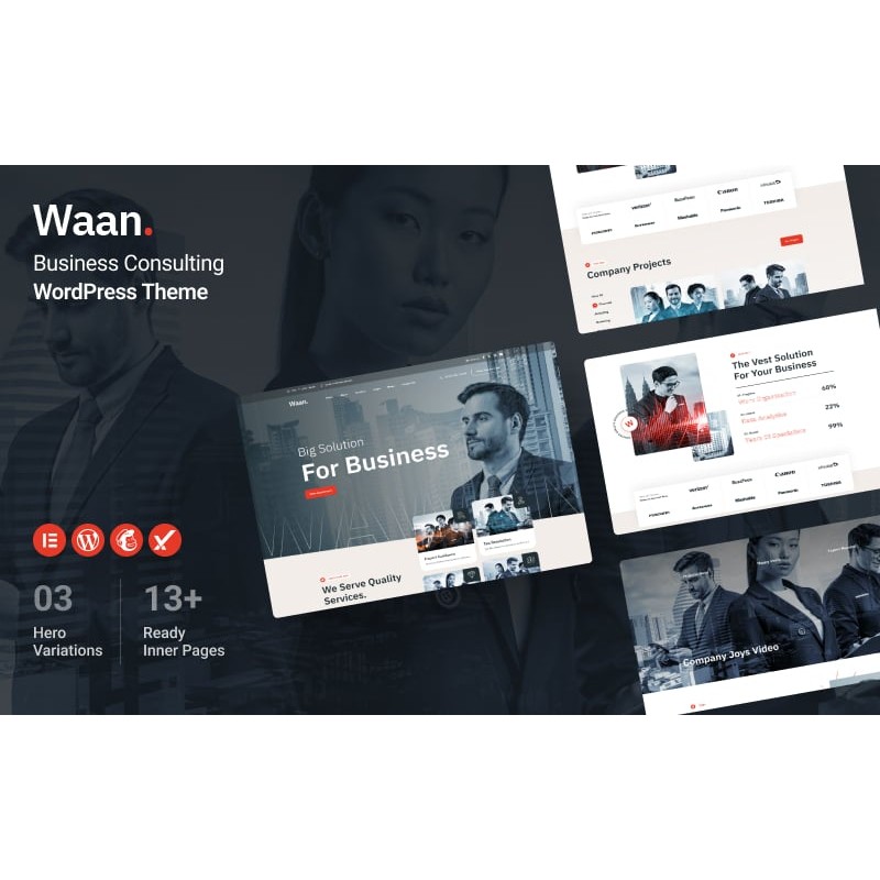 Waan &ndash; Business Consulting WordPress Theme