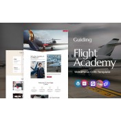 Guiding - Flight School And Private Airline WordPress Elementor Theme