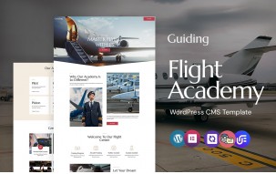 Guiding - Flight School And Private Airline WordPress Elementor Theme