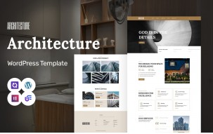 Architecture - Innovative Architecture Studio And Construction WordPress Elementor Theme