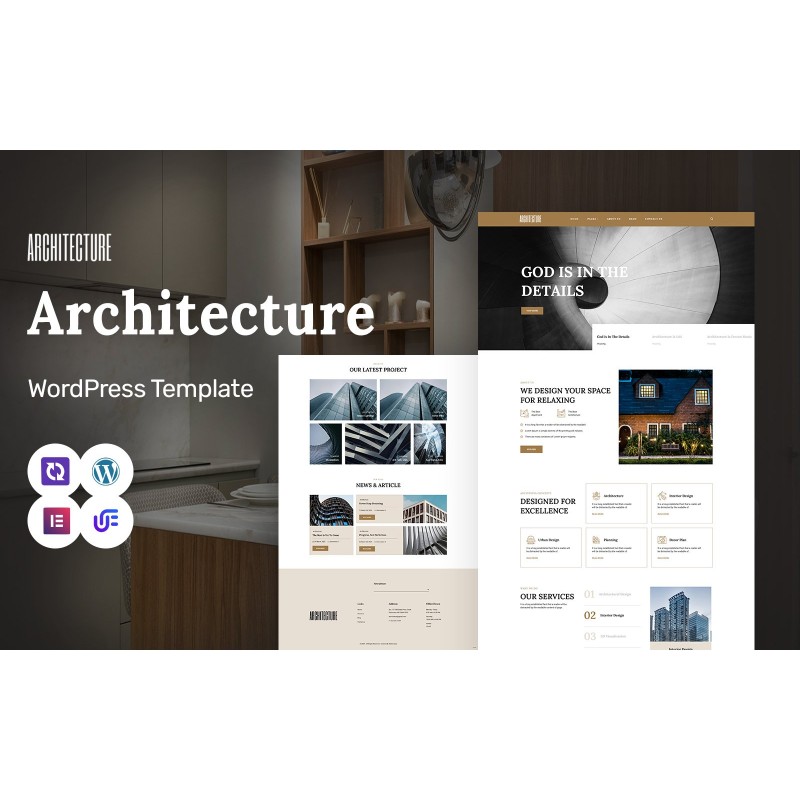 Architecture - Innovative Architecture Studio And Construction WordPress Elementor Theme