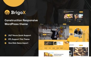 Brigox - Construction Elementor WordPress Theme