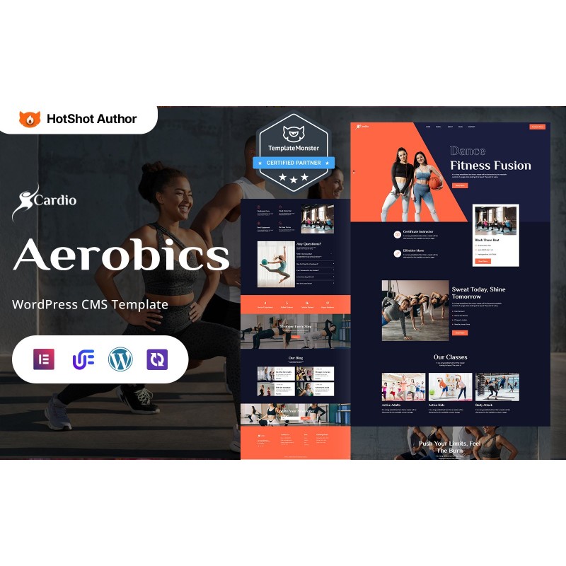 Cardio - Aerobics And Gym Workout WordPress Elementor Theme