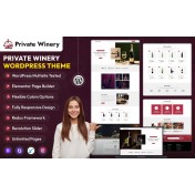 Private Winery Elementor WordPress Theme