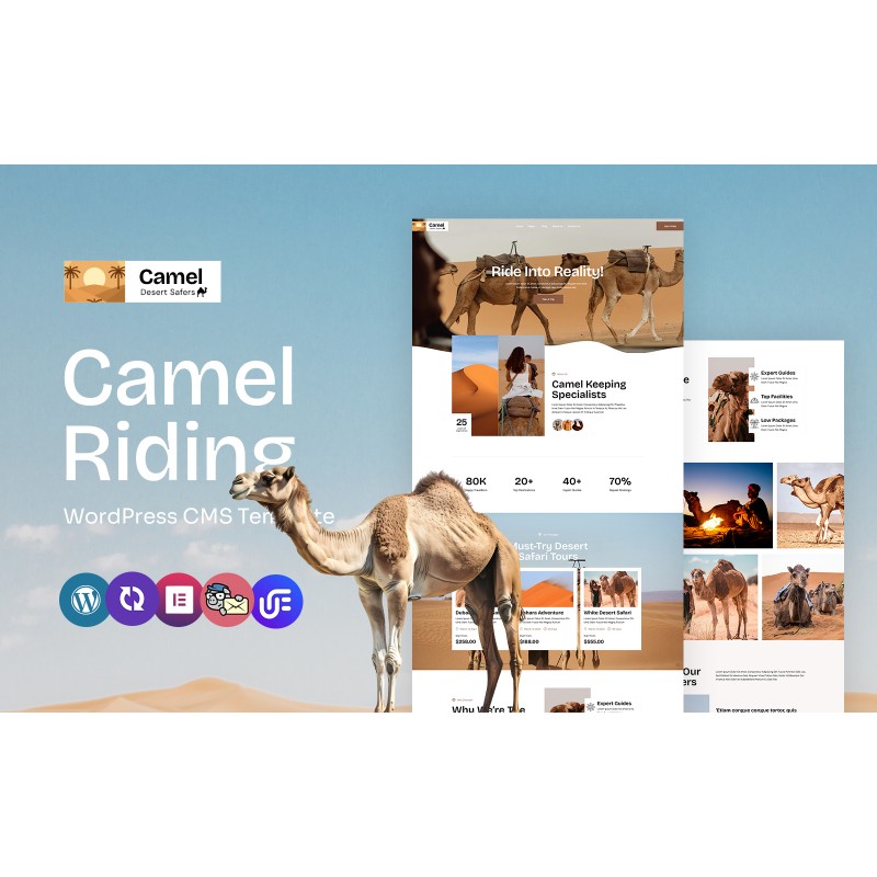 Camel - Camel Riding and Adventure Multipurpose WordPress Elementor Theme