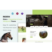 Riderx - Equestrian & Horse Riding Club WordPress Theme