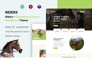 Riderx - Equestrian & Horse Riding Club WordPress Theme