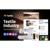 Textilo - Textile Industry And Clothing Services Multipurpose WordPress Elementor Theme