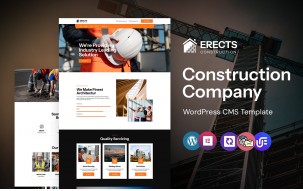 Erects - Construction And Architecture Company WordPress Elementor Theme