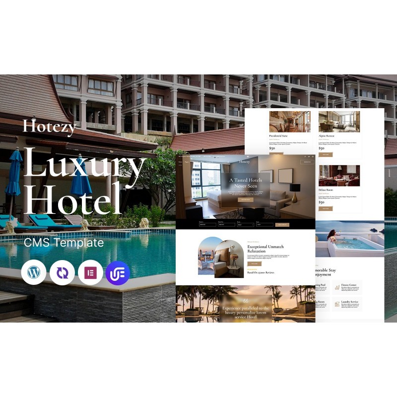 Hotezy - Luxury Hotel And Resort Multipurpose Responsive WordPress Theme