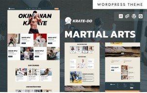 Krate-Do - Martial Arts Training & Academy WordPress Elementor Theme
