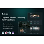 Rhex - Corporate Business Consulting WordPress Theme