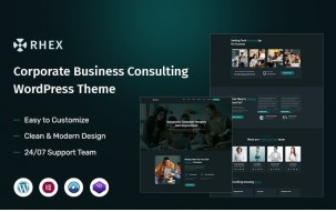 Rhex - Corporate Business Consulting WordPress Theme