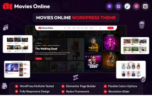 Movies Online WordPress Theme