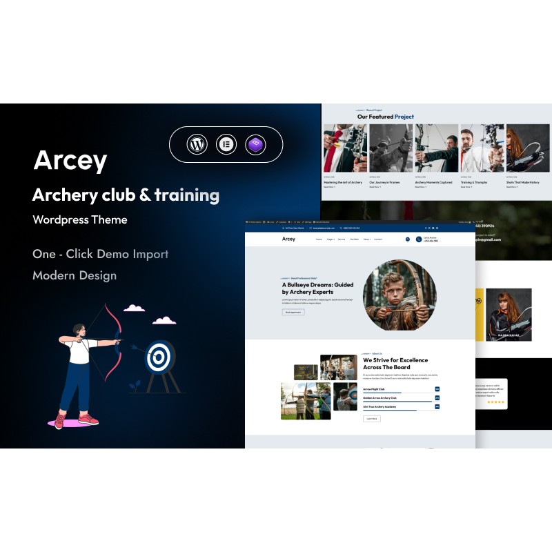 Arcey - Archery Club And Training WordPress Theme