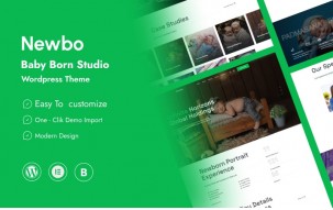 Newbo - Newborn Photography Wordpress Theme