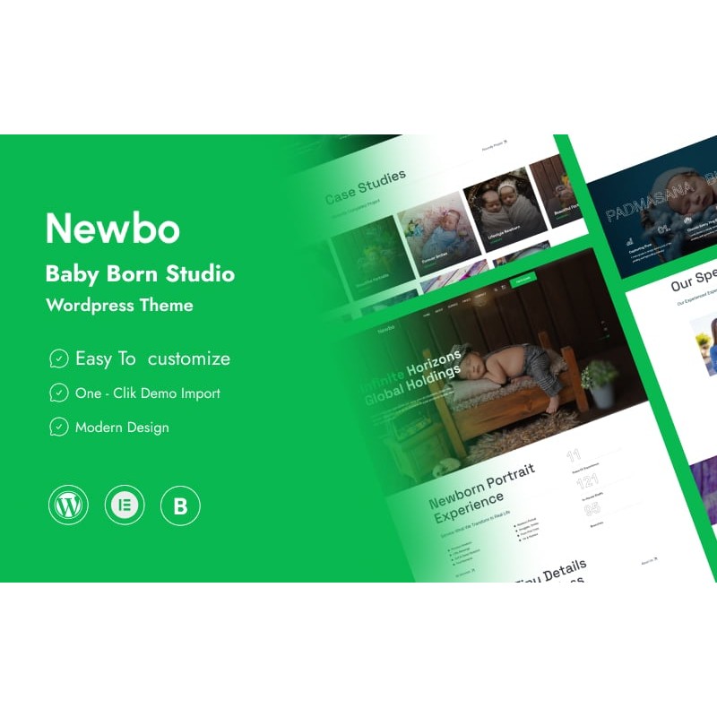 Newbo - Newborn Photography Wordpress Theme