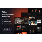 Miltey - Military Service WordPress Theme