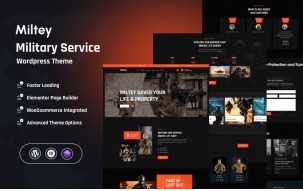 Miltey - Military Service WordPress Theme