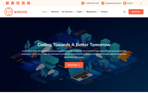 WebTech - Software, Website, Apps, Technology, IT Solution Business WordPress Theme