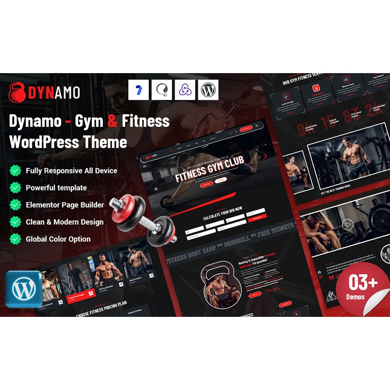 Denamo - Gym & Fitness WordPress Theme