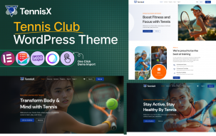 TennisX - Tennis and Sports Club WordPress Theme
