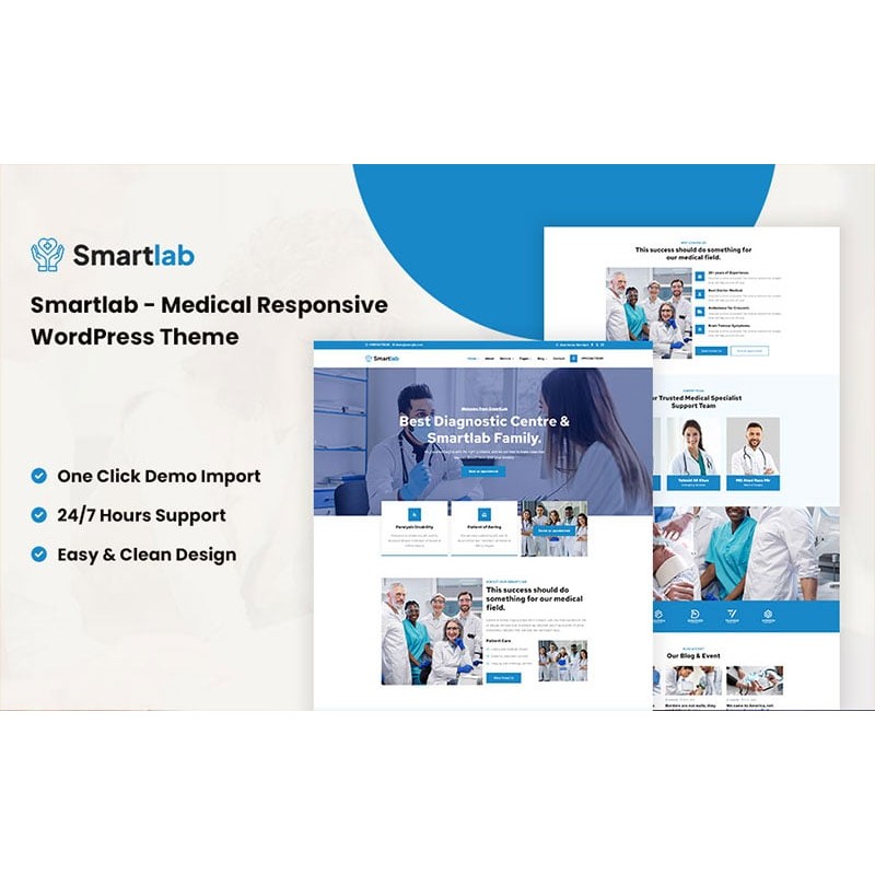 Smartlab - Medical Responsive WordPress Theme