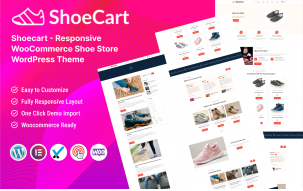ShoeCart - Responsive WooCommerce Shoe Store WordPress Theme