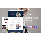 Wushu - Martial Arts School And karate WordPress Elementor Theme