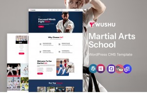 Wushu - Martial Arts School And karate WordPress Elementor Theme