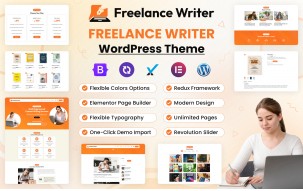 Freelance Writer Elementor WordPress Theme