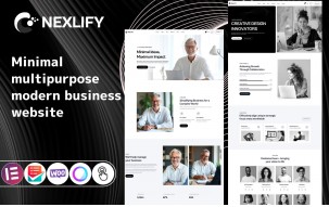 Nexlify - Business Multipurpose Minimal WordPress Elementor Theme
